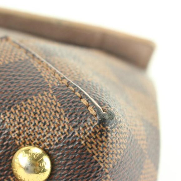 Caissa Chain Damier Ebene Pink Ballerine Crossbody Bag - Picture 8 of 11